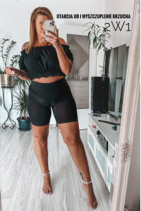 SAVANA Shorts in Schwarz – Große Größen | Cavaricci.de