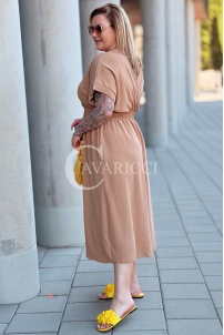 Kleid in Karamell – Große Größen | Cavaricci.de