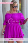Sommer-Jumpsuit KLARA – Luftige Spanierin und Bequeme Shorts Farbe Fuchsia