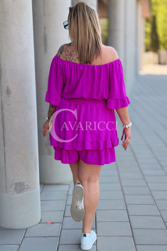 Jumpsuit in Fuchsia – Große Größen | Cavaricci.de