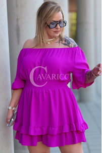 Jumpsuit in Fuchsia – Große Größen | Cavaricci.de