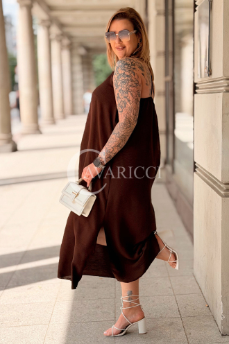 Kleid in Schokolade – Große Größen | Cavaricci.de