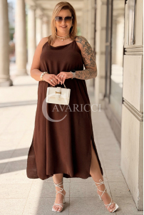 Kleid in Schokolade – Große Größen | Cavaricci.de