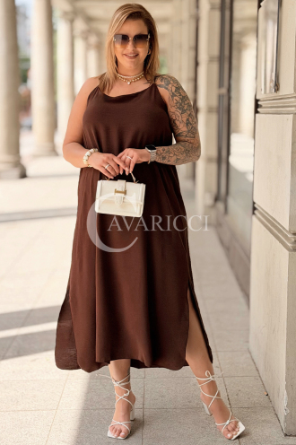 Kleid in Schokolade – Große Größen | Cavaricci.de