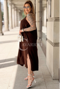 Kleid in Schokolade – Große Größen | Cavaricci.de
