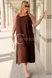 Kleid in Schokolade – Große Größen | Cavaricci.de