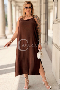 Kleid in Schokolade – Große Größen | Cavaricci.de