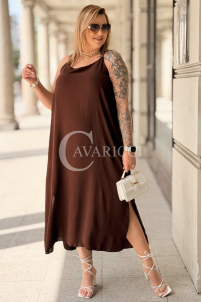 Kleid in Schokolade – Große Größen | Cavaricci.de