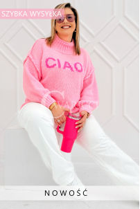CIAO Pullover in Hellrosa – Große Größen | Cavaricci.de