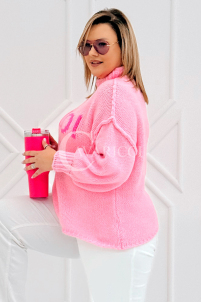 CIAO Pullover in Hellrosa – Große Größen | Cavaricci.de