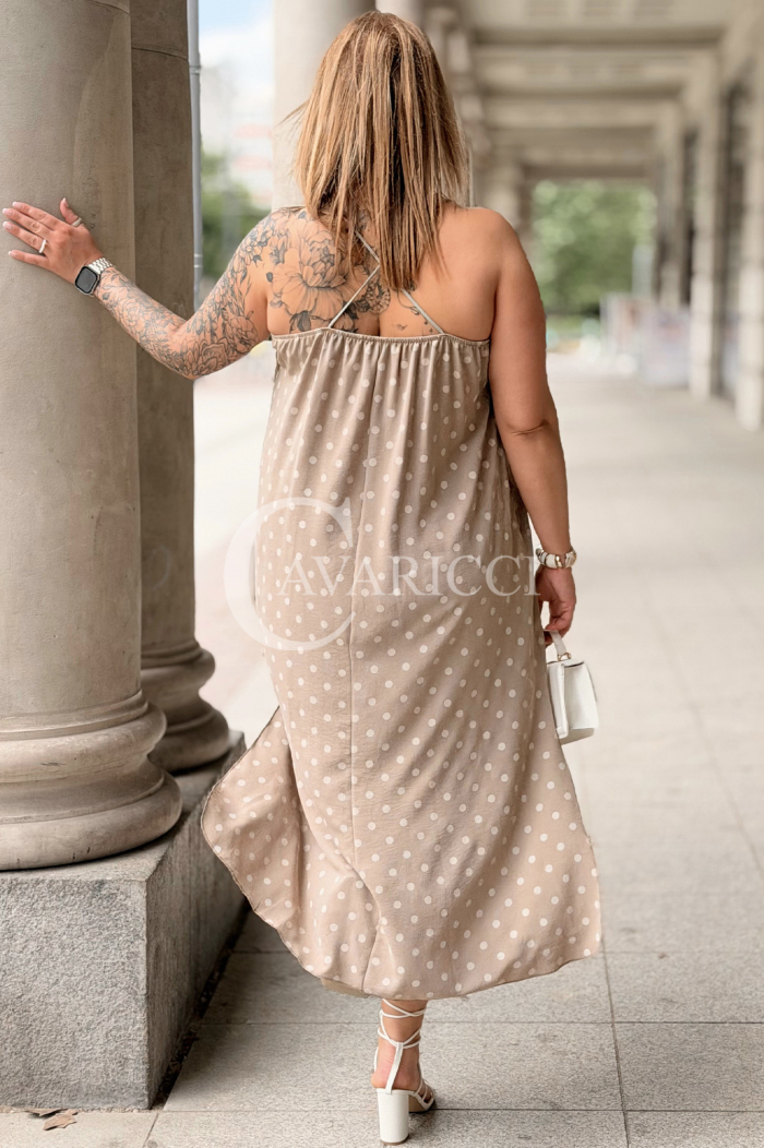 Kleid in Taupe – Große Größen | Cavaricci.de