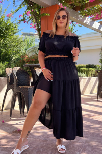 SAVANA Shorts in Schwarz – Große Größen | Cavaricci.de
