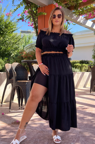 SAVANA Shorts in Schwarz – Große Größen | Cavaricci.de
