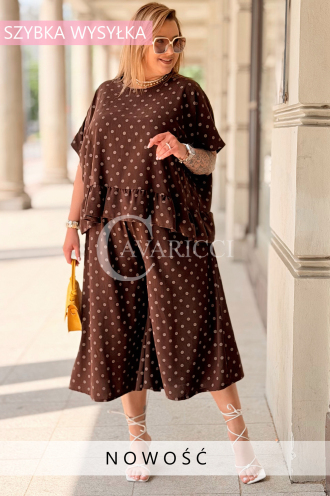 Jumpsuit in Schokolade – Große Größen | Cavaricci.de