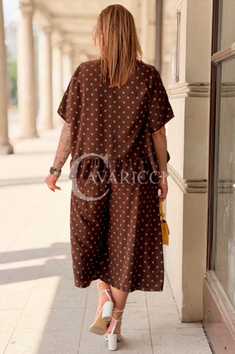 Jumpsuit in Schokolade – Große Größen | Cavaricci.de