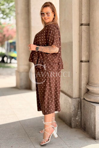 Jumpsuit in Schokolade – Große Größen | Cavaricci.de