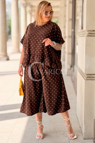 Jumpsuit in Schokolade – Große Größen | Cavaricci.de