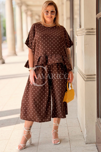 Jumpsuit in Schokolade – Große Größen | Cavaricci.de