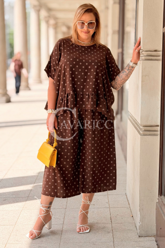 Jumpsuit in Schokolade – Große Größen | Cavaricci.de