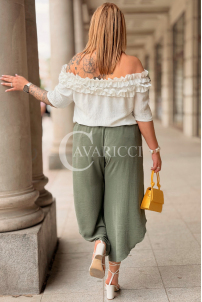 Hose in Khaki – Große Größen | Cavaricci.de