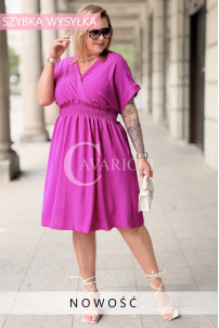 Kleid in Fuchsia – Große Größen | Cavaricci.de