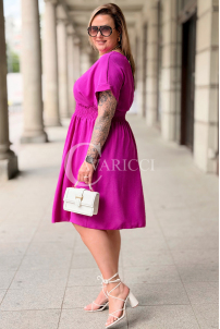 Kleid in Fuchsia – Große Größen | Cavaricci.de
