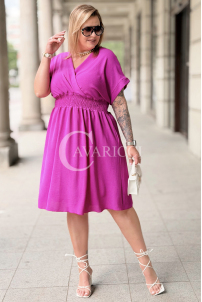 Kleid in Fuchsia – Große Größen | Cavaricci.de