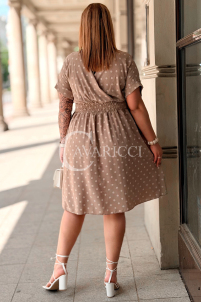Kleid in Taupe – Große Größen | Cavaricci.de
