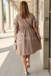 Kleid in Taupe – Große Größen | Cavaricci.de