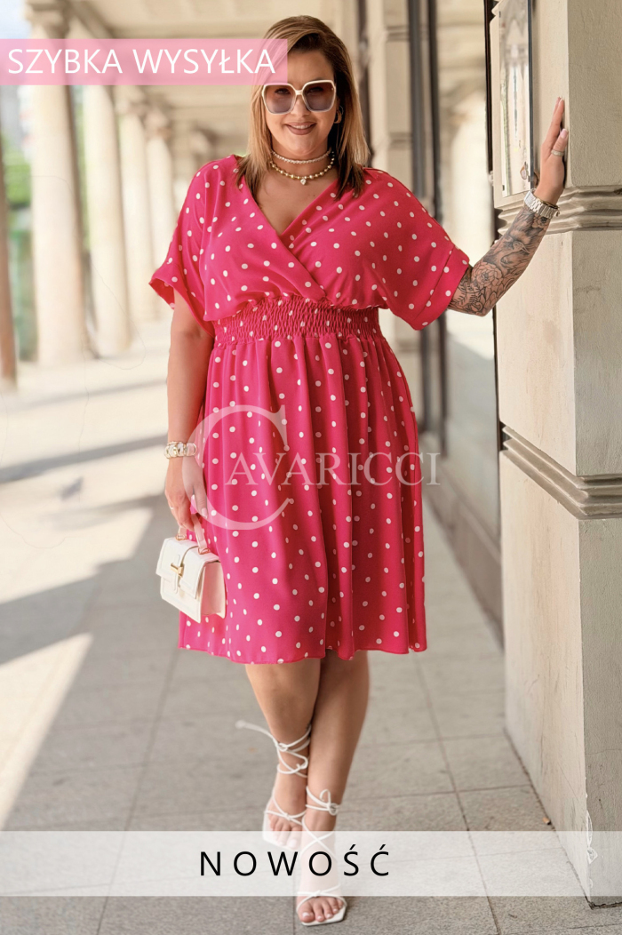 Kleid in Fuchsia – Große Größen | Cavaricci.de