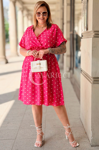 Kleid in Fuchsia – Große Größen | Cavaricci.de