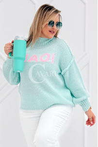 CIAO Pullover in Mintgrün – Große Größen | Cavaricci.de