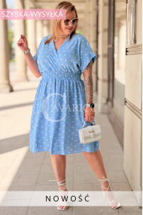 Kleid in Hellblau – Große Größen | Cavaricci.de