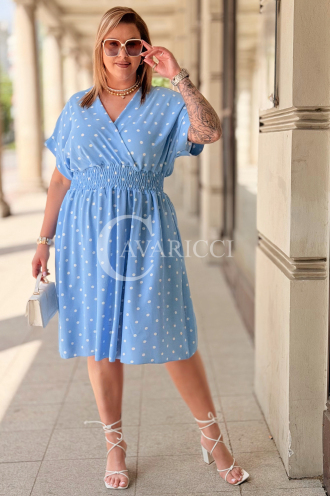Kleid in Hellblau – Große Größen | Cavaricci.de