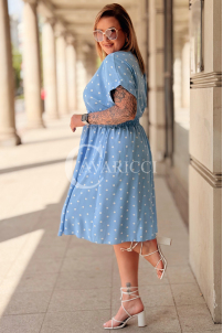 Kleid in Hellblau – Große Größen | Cavaricci.de