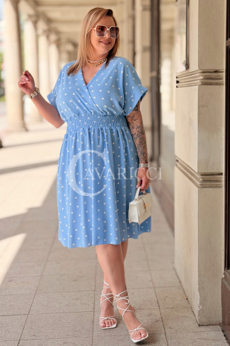 Kleid in Hellblau – Große Größen | Cavaricci.de