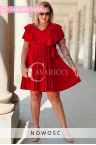 Damenkleid FOSCA – Komfortbetonte Eleganz für jeden Anlass Farbe Rot