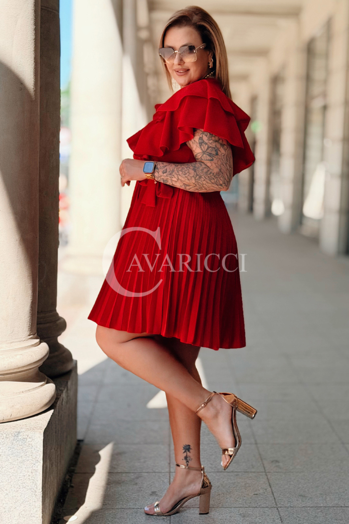 Kleid in Rot – Große Größen | Cavaricci.de