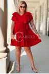 Damenkleid FOSCA – Komfortbetonte Eleganz für jeden Anlass Farbe Rot