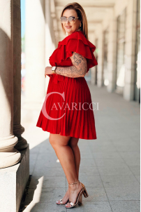 Kleid in Rot – Große Größen | Cavaricci.de