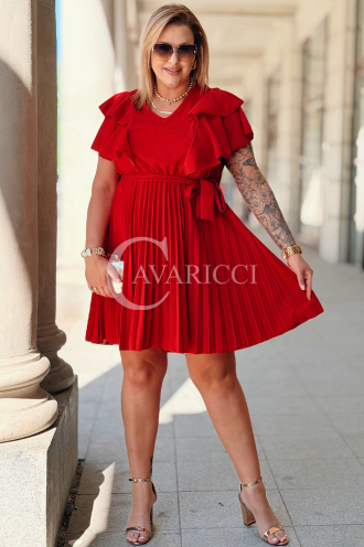 Kleid in Rot – Große Größen | Cavaricci.de