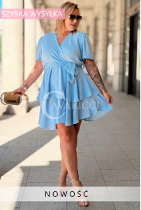 Kleid in Hellblau – Große Größen | Cavaricci.de