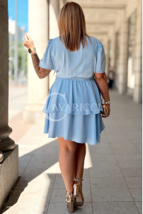Kleid in Hellblau – Große Größen | Cavaricci.de