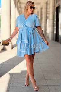 Kleid in Hellblau – Große Größen | Cavaricci.de