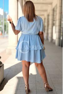 Kleid in Hellblau – Große Größen | Cavaricci.de