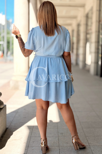 Kleid in Hellblau – Große Größen | Cavaricci.de