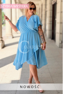 Kleid in Hellblau – Große Größen | Cavaricci.de
