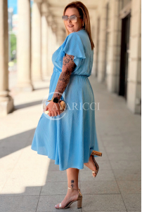 Kleid in Hellblau – Große Größen | Cavaricci.de