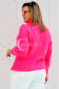 CIAO Pullover in Bonbonrosa – Große Größen | Cavaricci.de