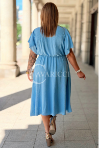 Kleid in Hellblau – Große Größen | Cavaricci.de